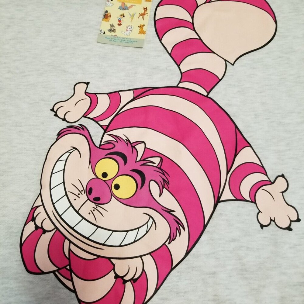 NWT Disney Classics Cheshire Cat Sweatshirt